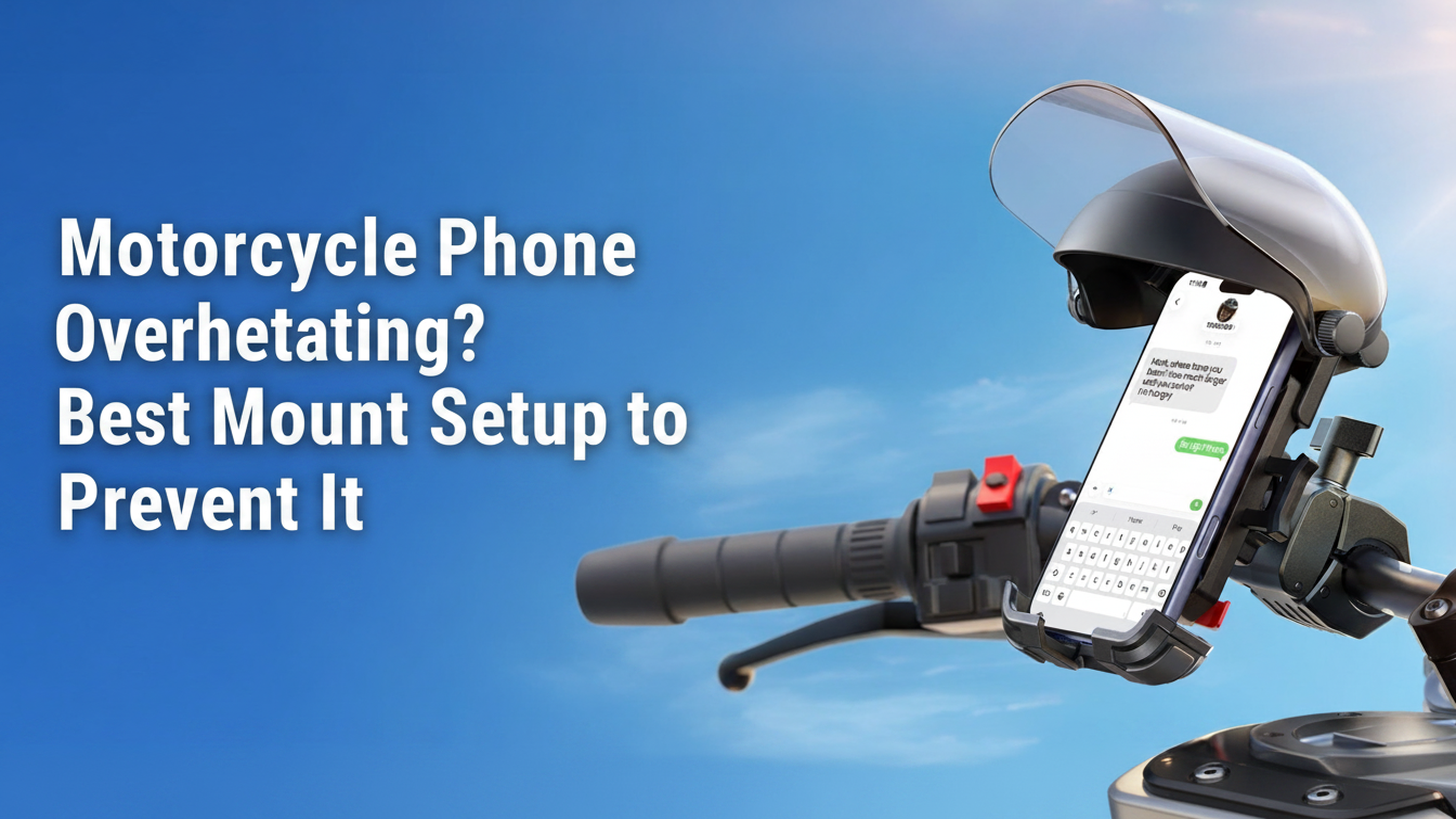 Motorcycle Phone Overheating? Best Mount Setup to Prevent It
