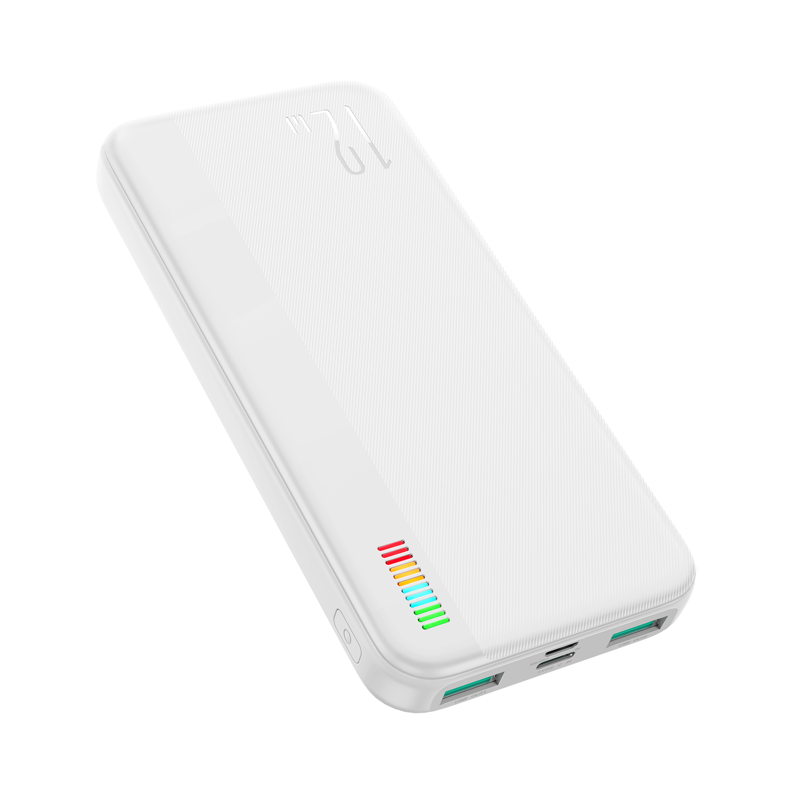 JR-T016/17/18 Dazzling Series 12W Power Bank (With USB to Type.C 0.25m Cable) 10000mAh 20000mAh 30000mAh