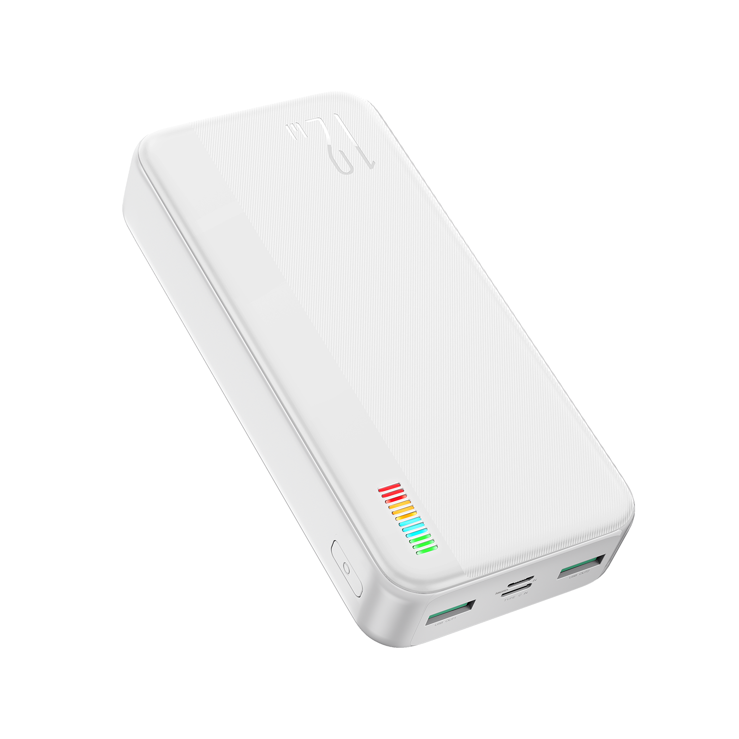 JR-T016/17/18 Dazzling Series 12W Power Bank (With USB to Type.C 0.25m Cable) 10000mAh 20000mAh 30000mAh