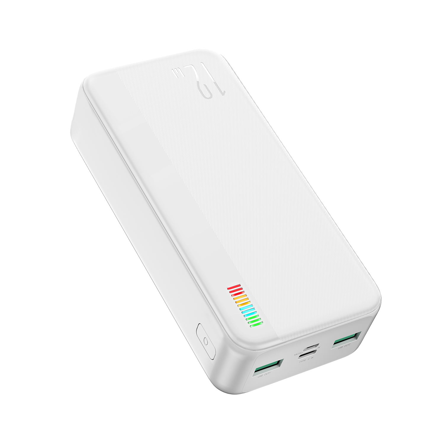 JR-T016/17/18 Dazzling Series 12W Power Bank (With USB to Type.C 0.25m Cable) 10000mAh 20000mAh 30000mAh