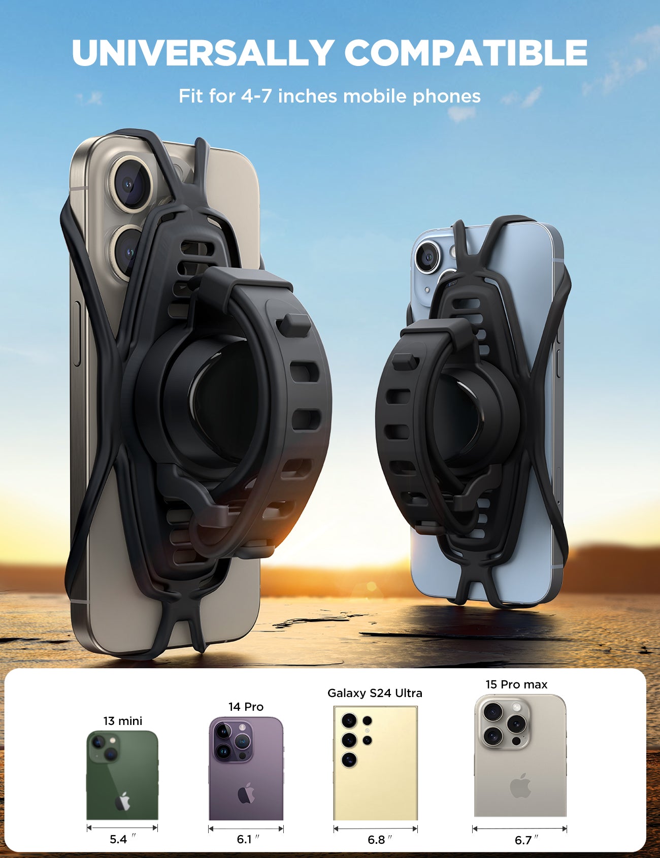 JR-ZS382 Silicone Bike Phone Mount