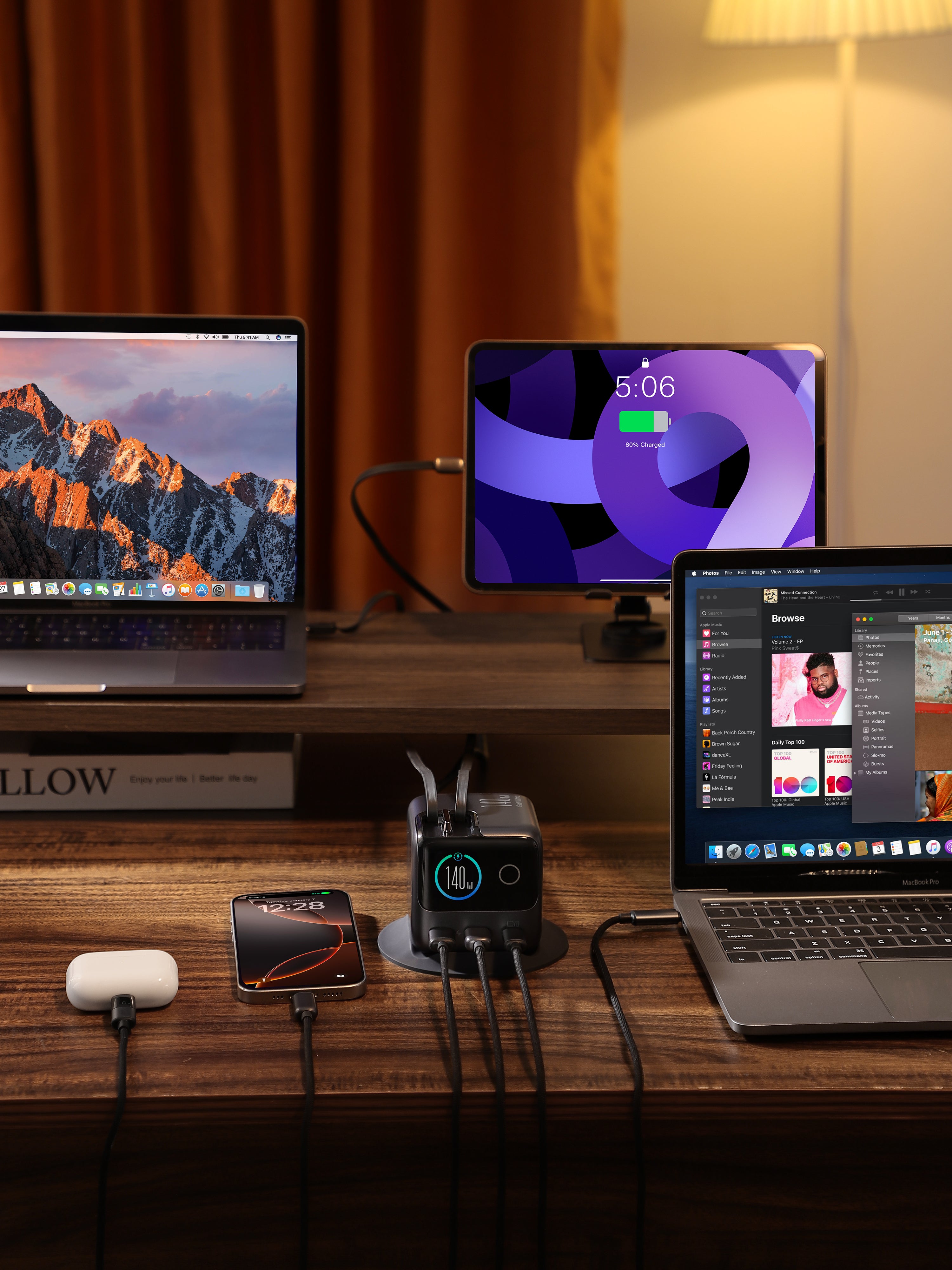 JOYROOM PODIX 140W 5-Port Desktop GaN Charger