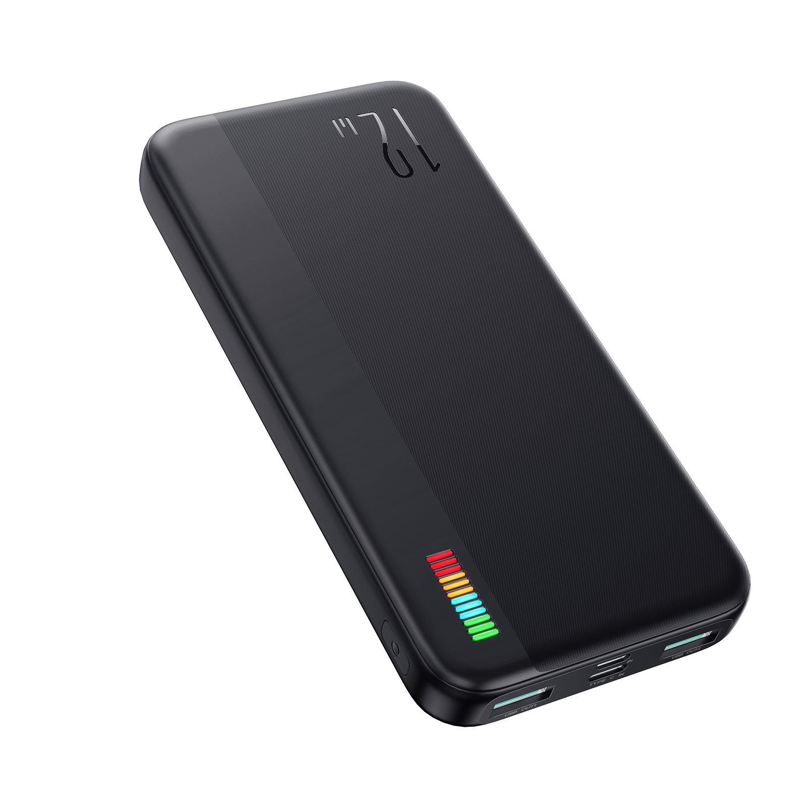 JR-T016/17/18 Dazzling Series 12W Power Bank (With USB to Type.C 0.25m Cable) 10000mAh 20000mAh 30000mAh