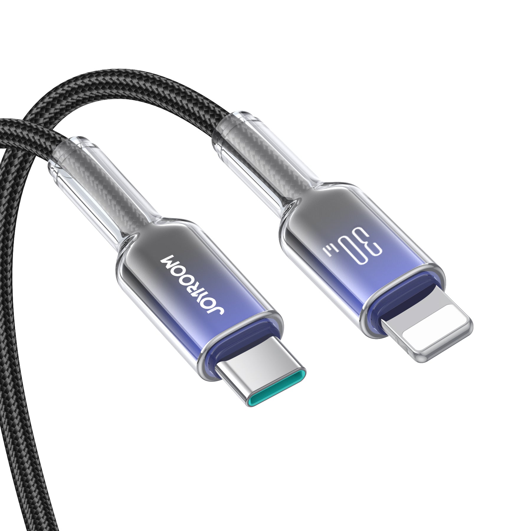JOYROOM Crystal-Clear Series S-A42 60W Fast Charging Data Cable 1.2M