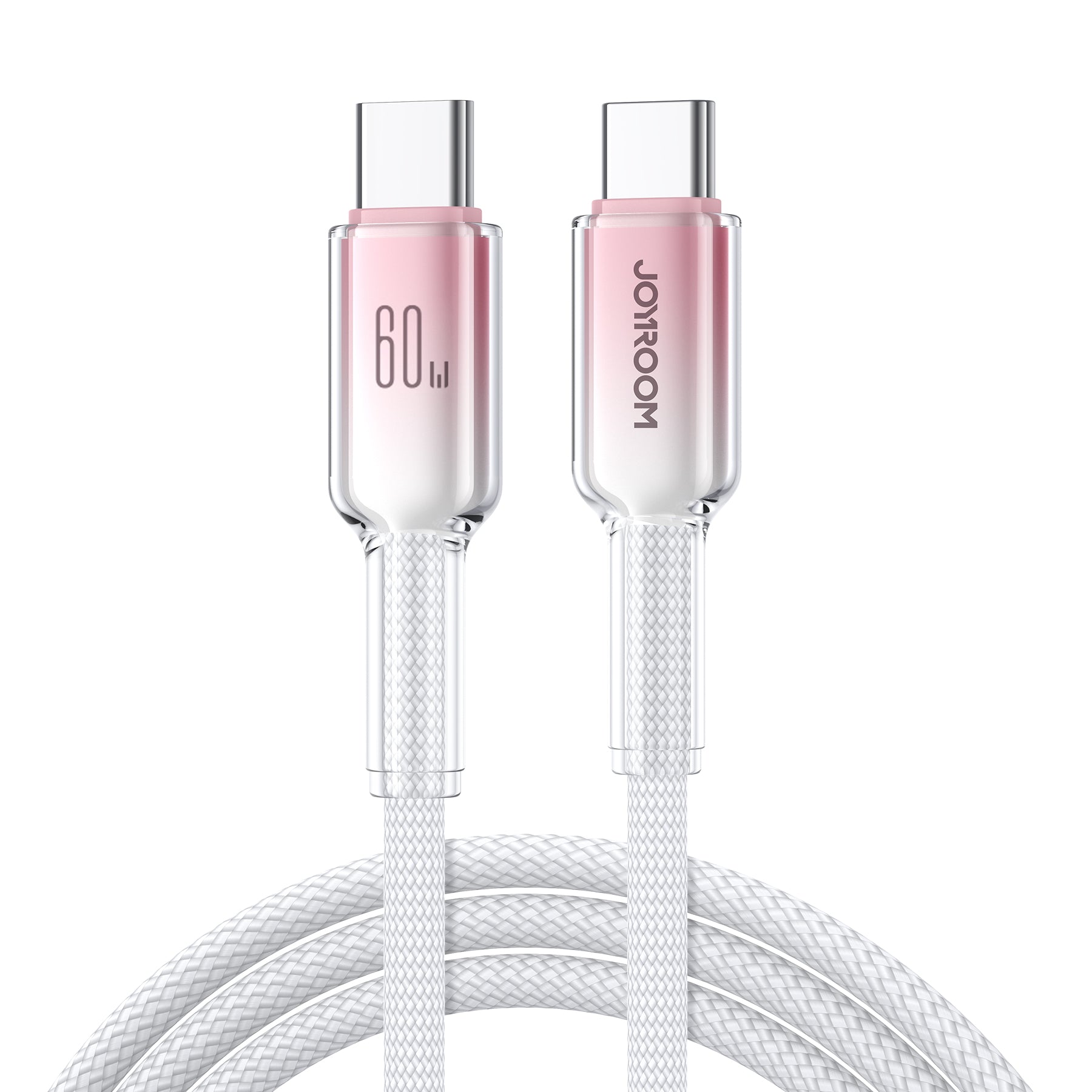 JOYROOM Crystal-Clear Series S-A42 60W Fast Charging Data Cable 1.2M