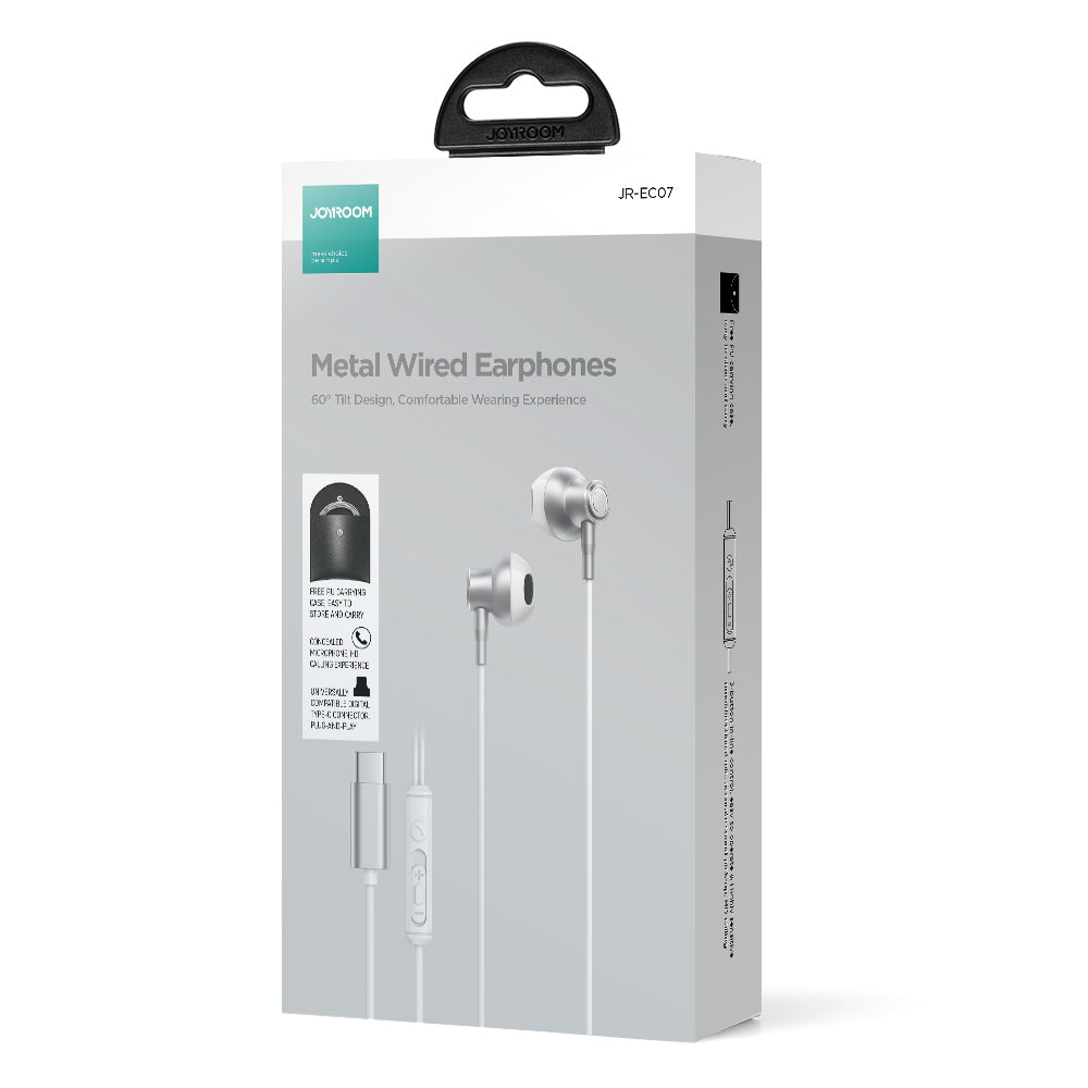 JOYROOM JR-EC07 Type-C Half In-Ear Wired Earphones