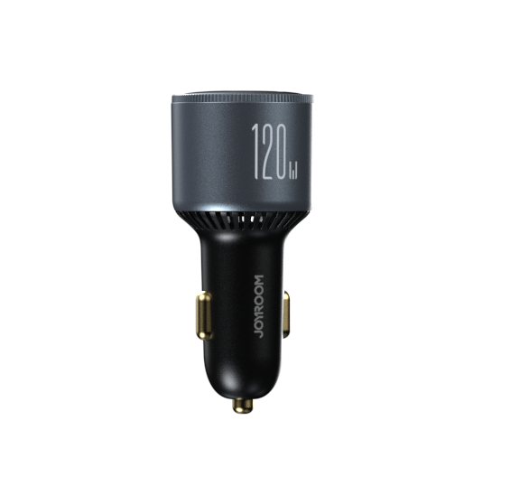 JOYROOM JR-CCN07 120W 3-Port (2PD+1QC3.0) Car Charger