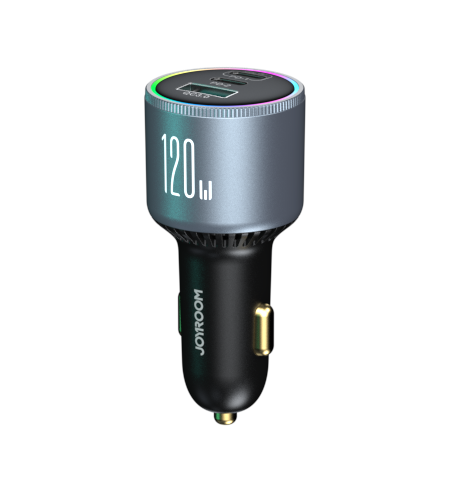 JOYROOM JR-CCN07 120W 3-Port (2PD+1QC3.0) Car Charger