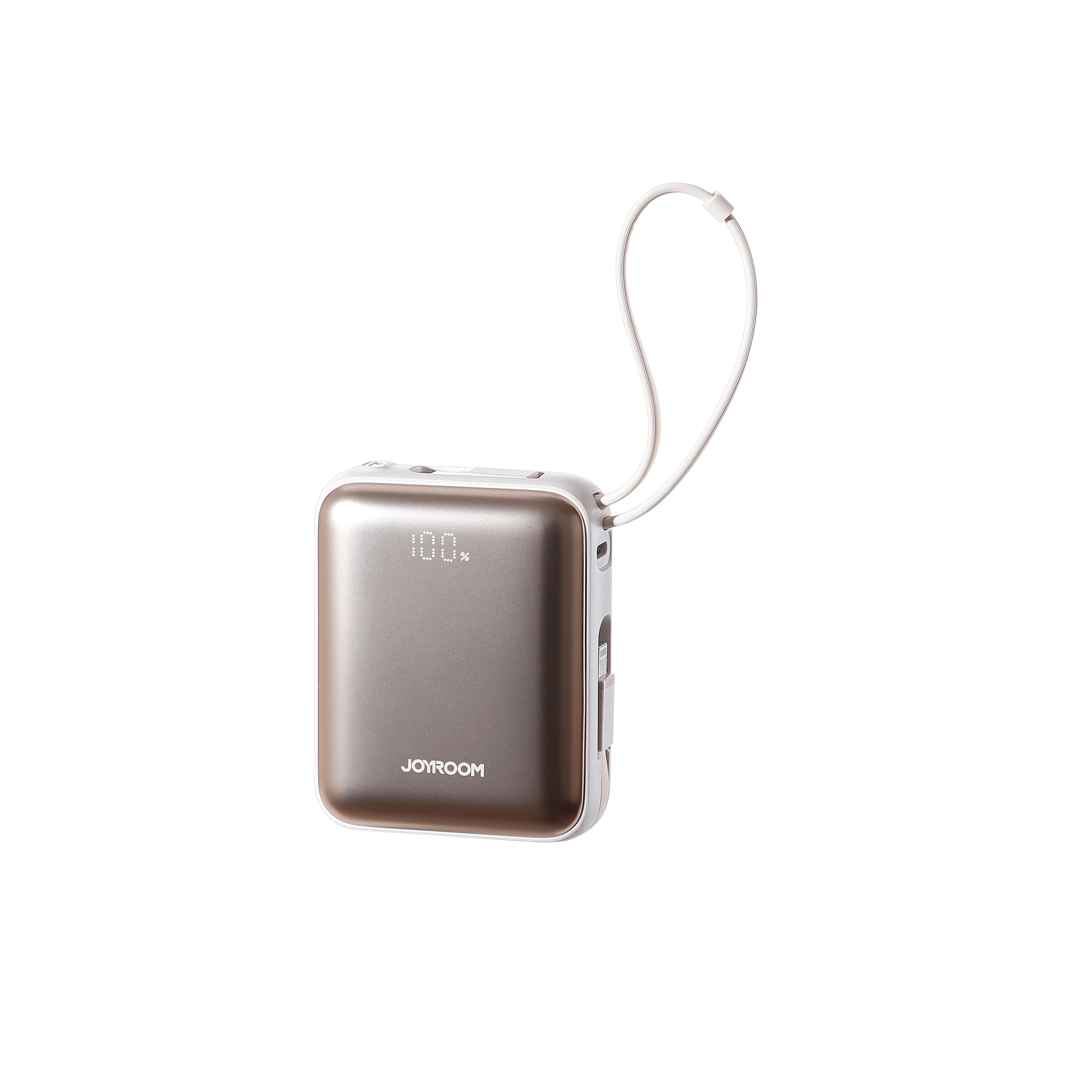 JOYROOM JR-PBF27 22.5W Pocket Size Travel Mini Power Bank with Built-in Cable 10000mAh