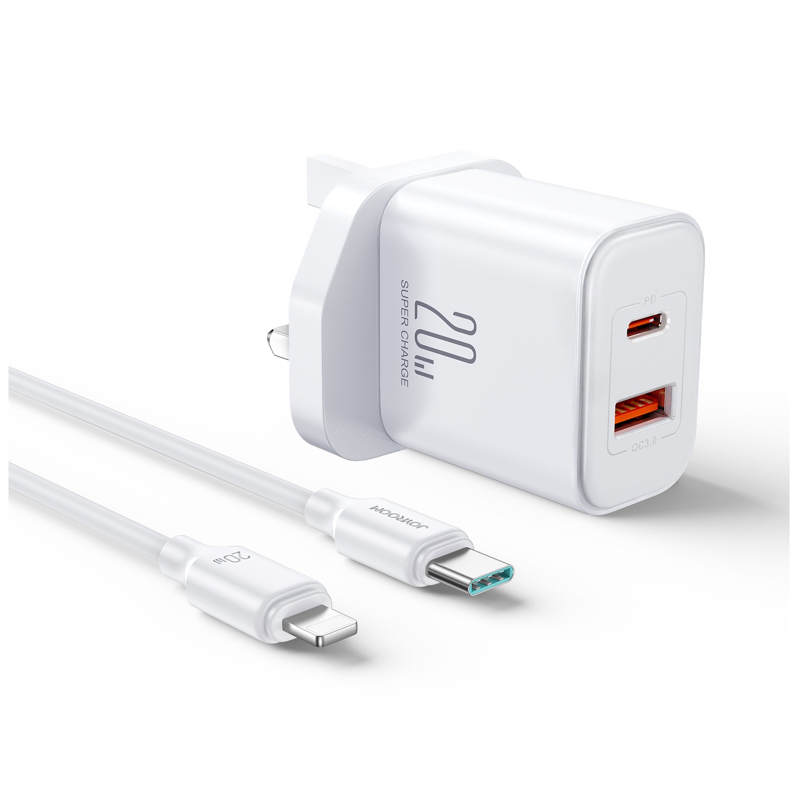 JR-TCF05 Flash Series 20W A+C Dual-Port Charger