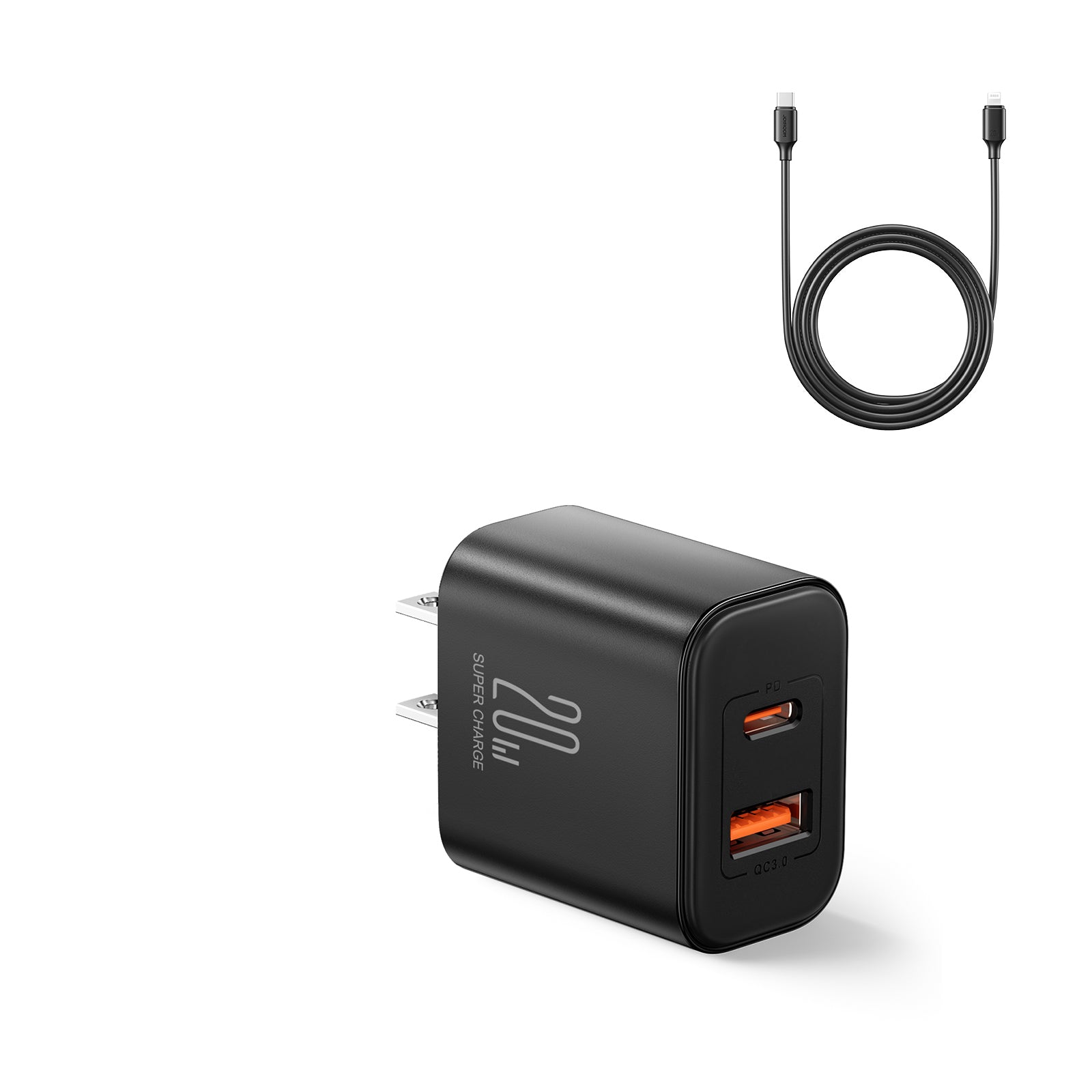 JR-TCF05 Flash Series 20W A+C Dual-Port Charger