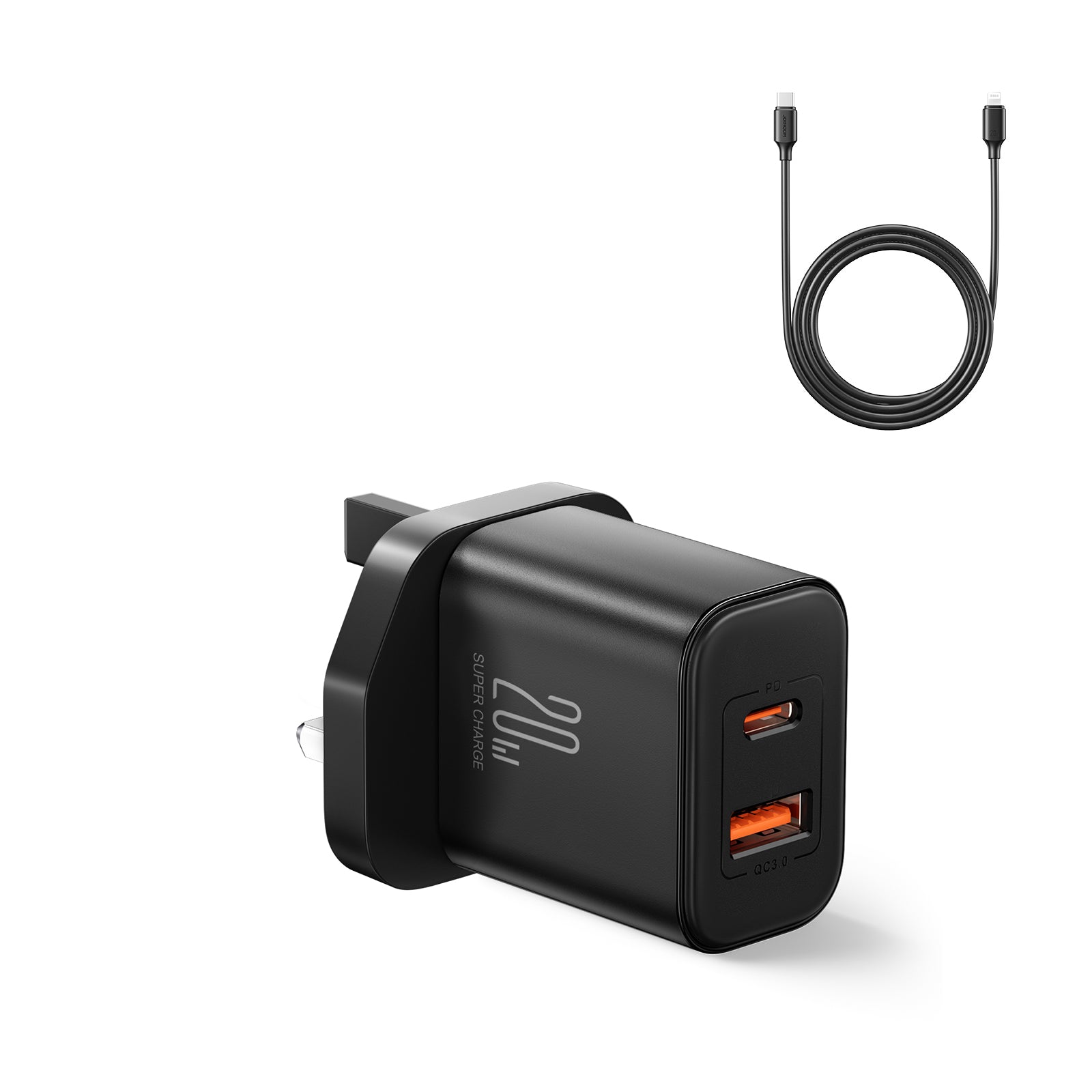 JR-TCF05 Flash Series 20W A+C Dual-Port Charger