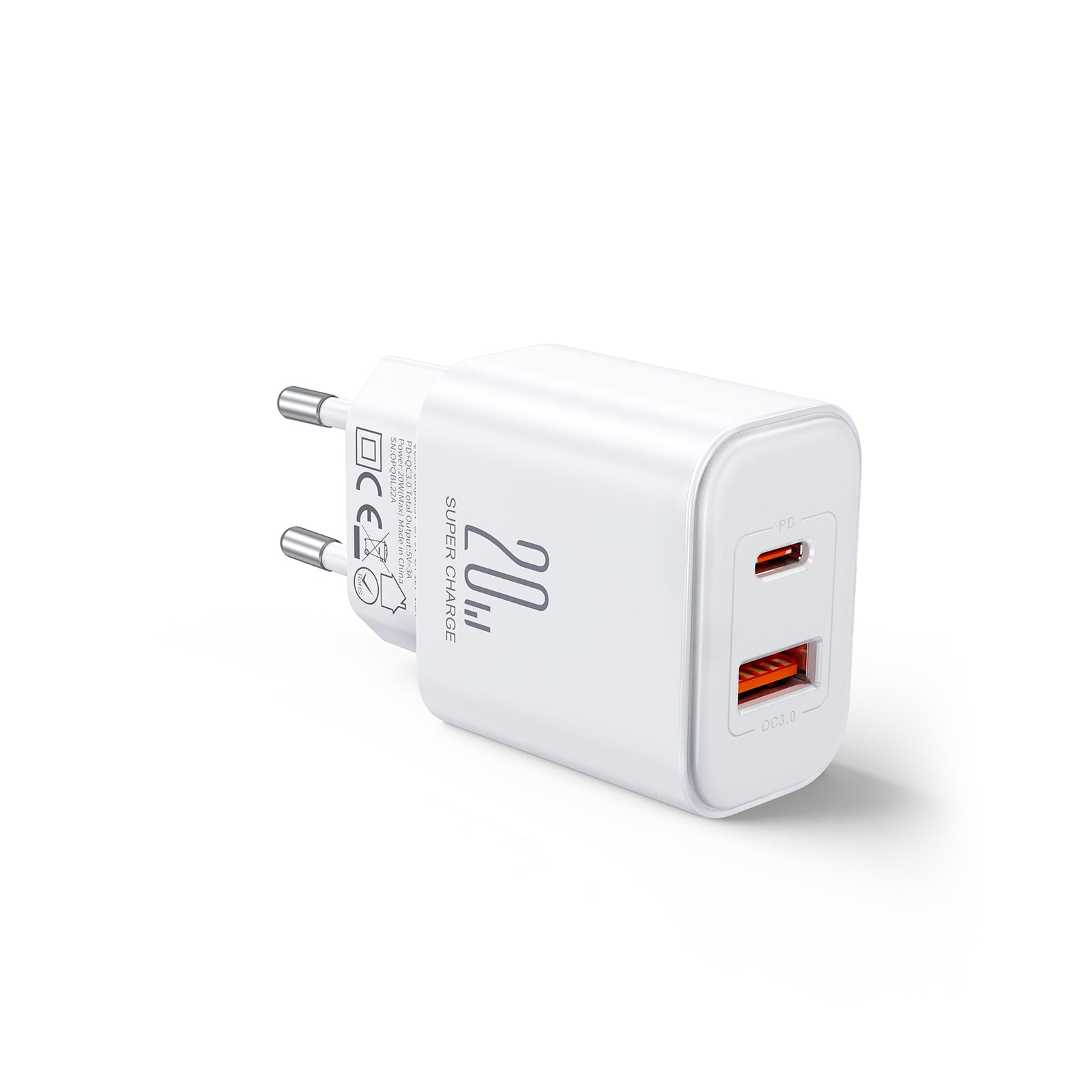 JR-TCF05 Flash Series 20W A+C Dual-Port Charger