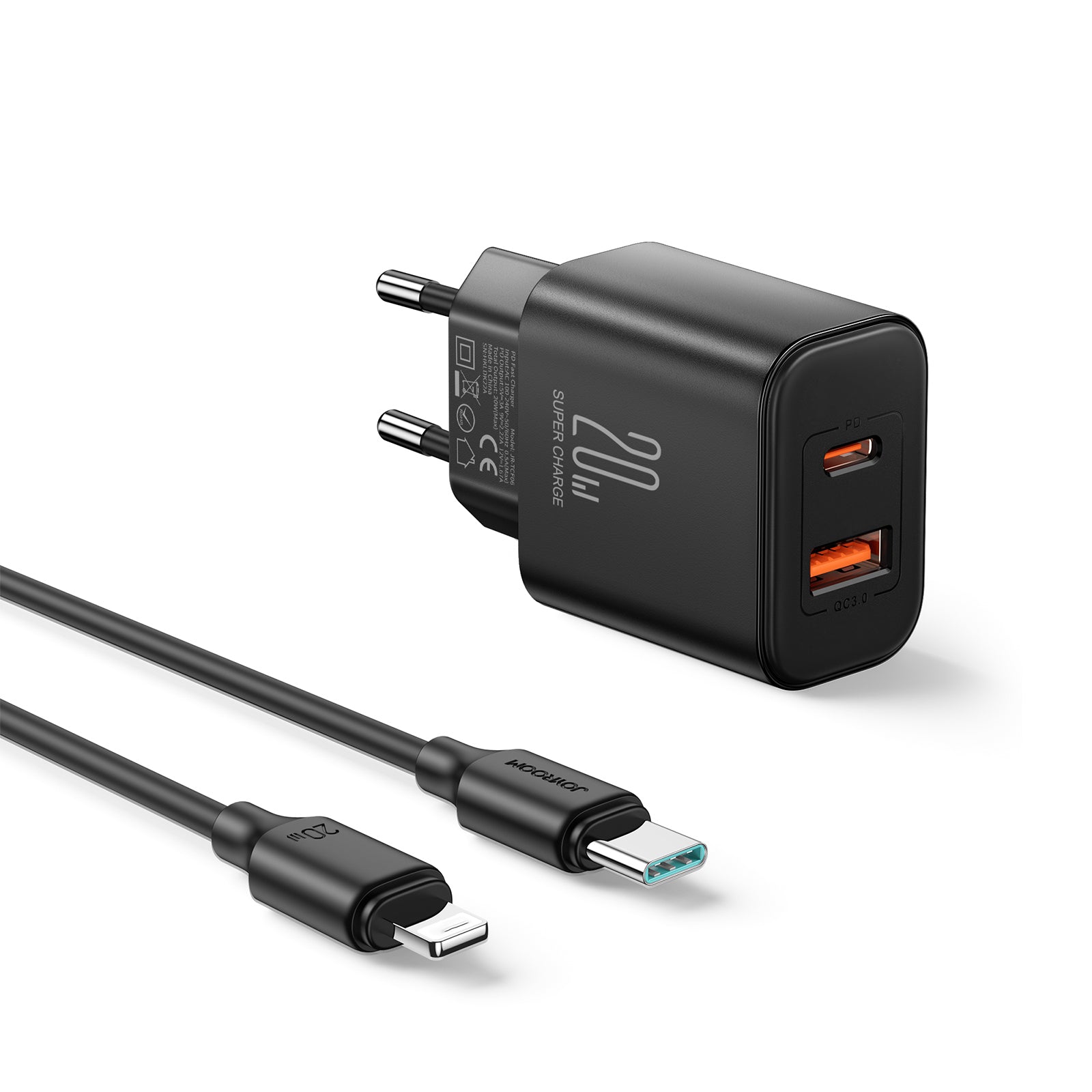 JR-TCF05 Flash Series 20W A+C Dual-Port Charger