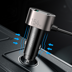 JOYROOM JR-CL06 Multi-port Car Cigarette Lighter Adapter