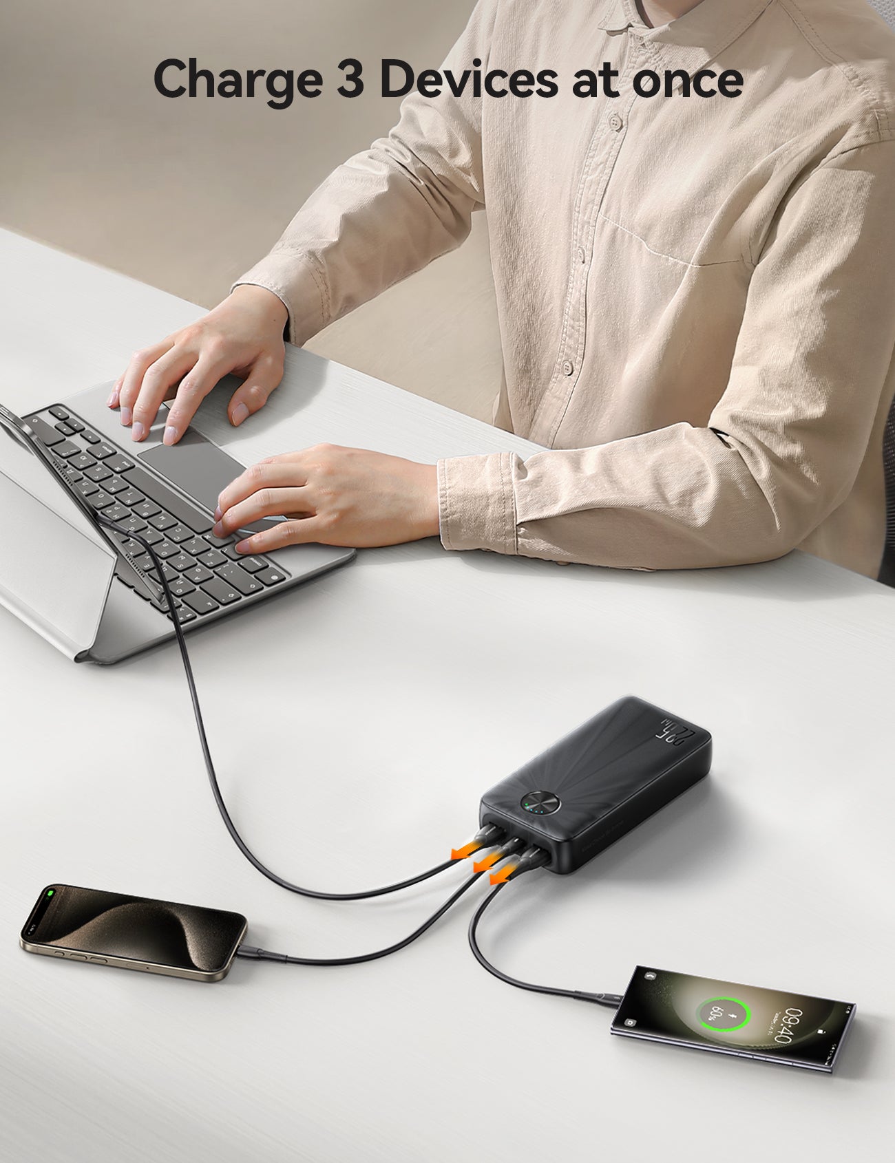 JOYROOM JR-PBF16 22.5W LED Power Bank 20000mAh