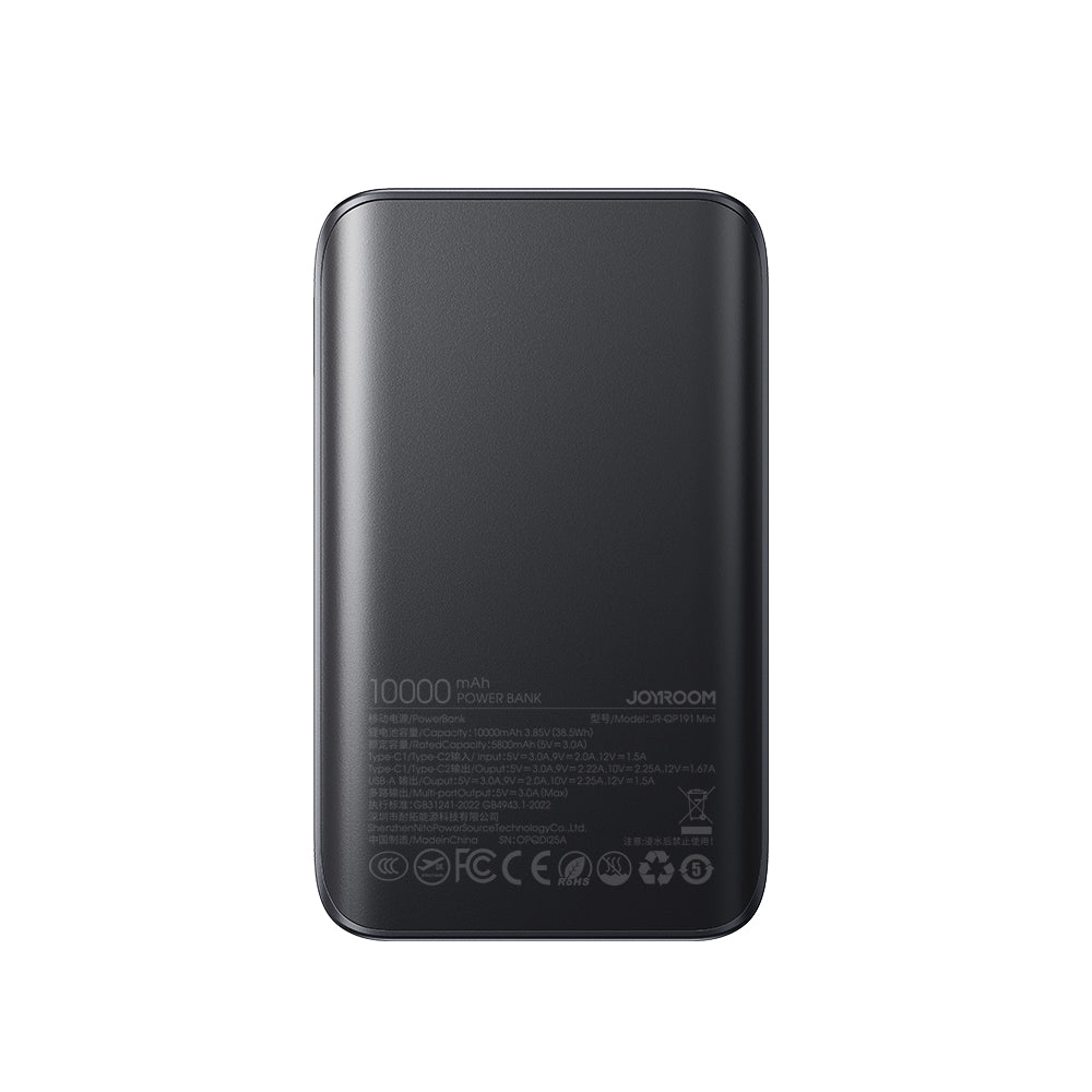 JOYROOM JR-QP191 Mini 22.5W Power Bank 10000mAh