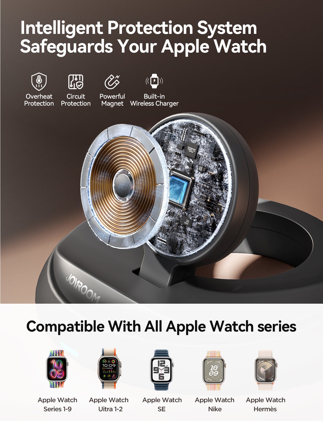 JOYROOM JR-W12 Foldable Magnetic Charger for Watch