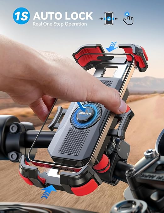 JOYROOM JR-ZS498 Anti-Vibration Motorcycle Phone Mount