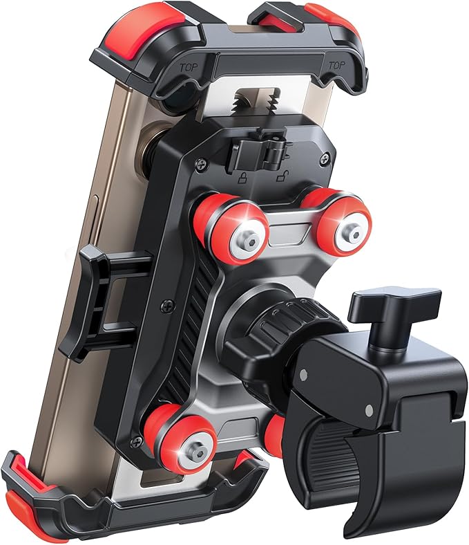 JOYROOM JR-ZS498 Anti-Vibration Motorcycle Phone Mount