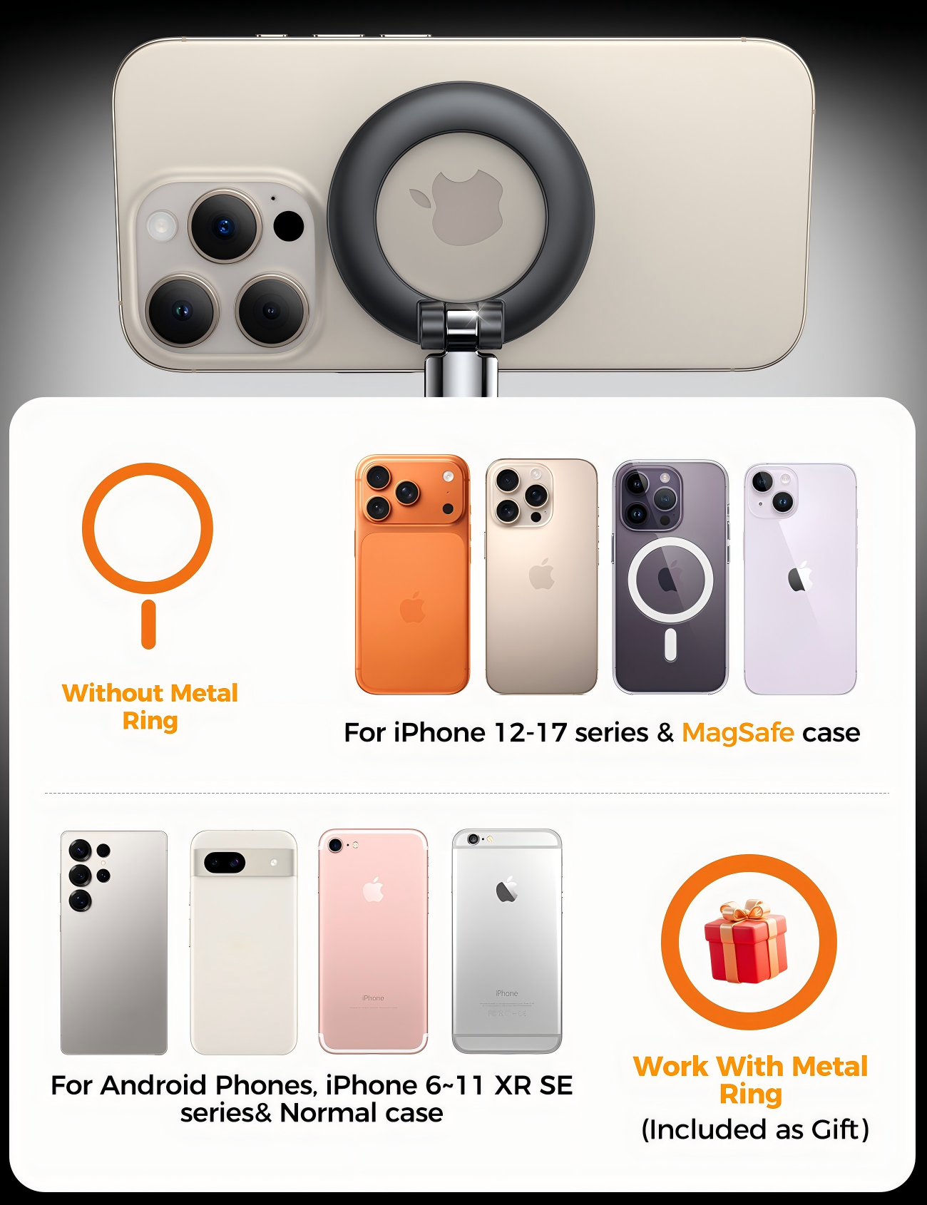 JOYROOM JR-ZS522 Dual-Sided Magnetic Phone Holder