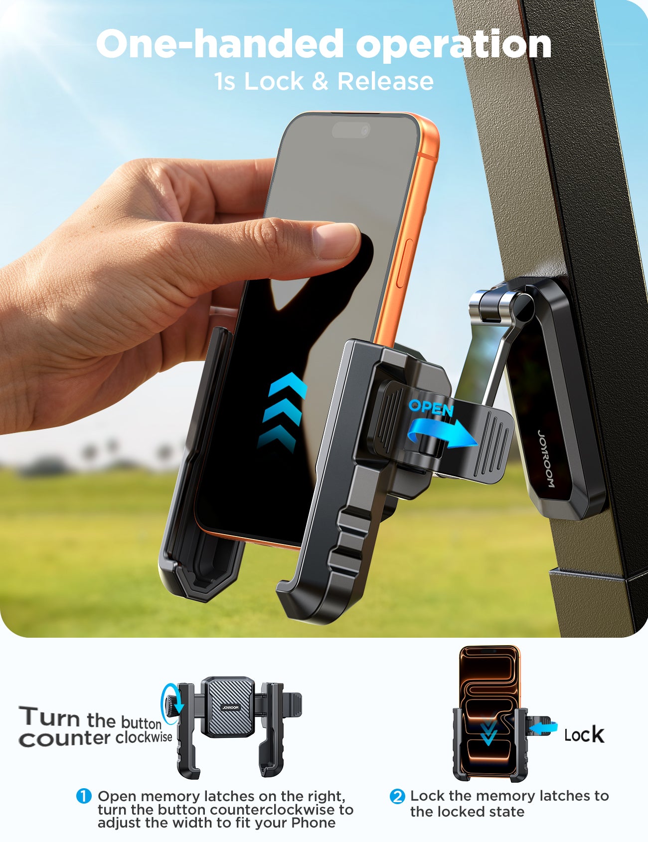 JOYROOM JR-ZS523 Magnetic Phone Holder for Golf Cart