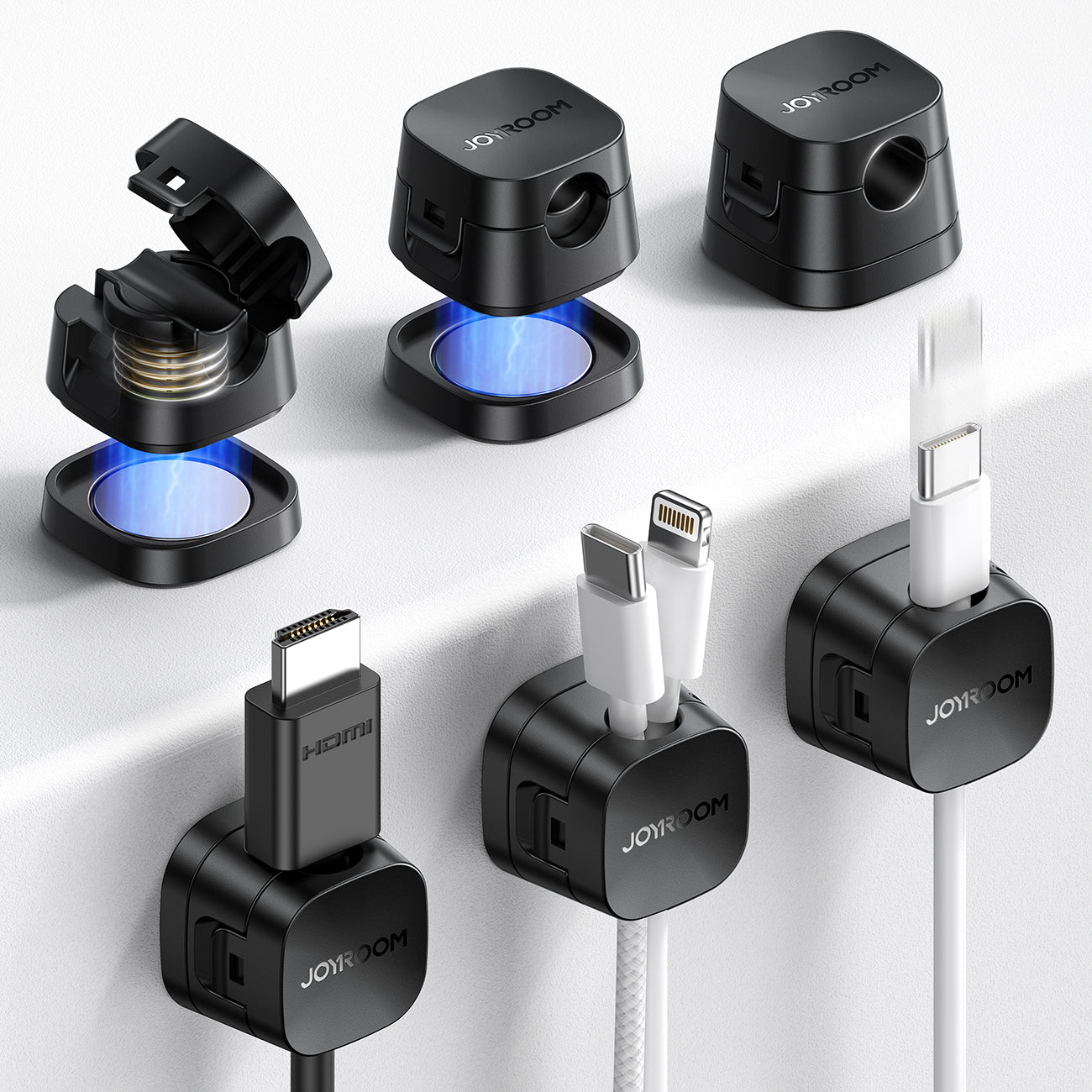 JOYROOM JR-ZS668 Magnetic Cable Organizer (6 PCS)