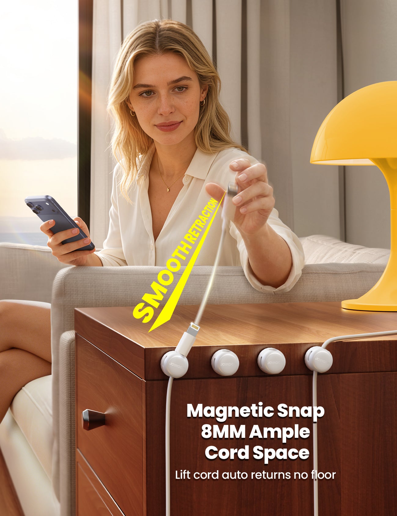 JOYROOM JR-ZS678 Magnetic Cable Organizer (8 PCS)