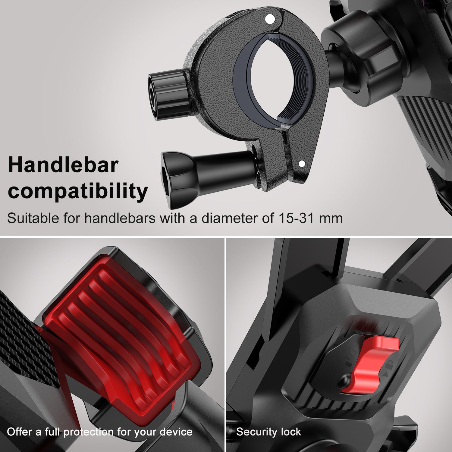 JOYROOM JR-ZS288 Phone Mount (Motorcycle/ Bike)