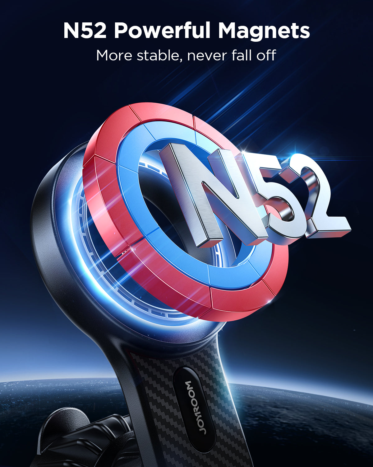 JR-ZS355 Magnetic Car Phone Mount (Air Vent)