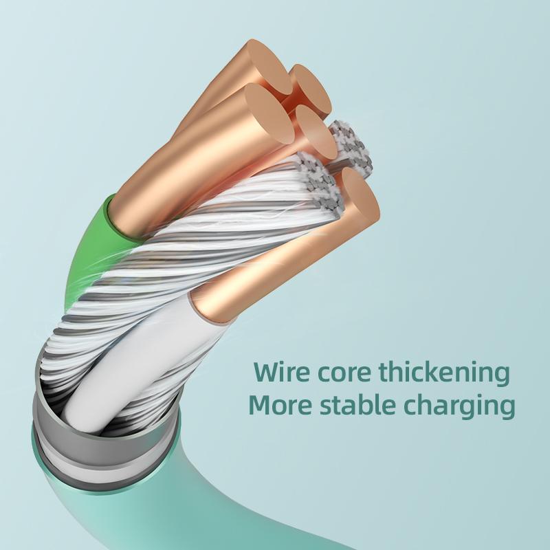 Macaron Liqud Silicone TypeC to Type C Fast Charging Data Cable 3A/1.8M