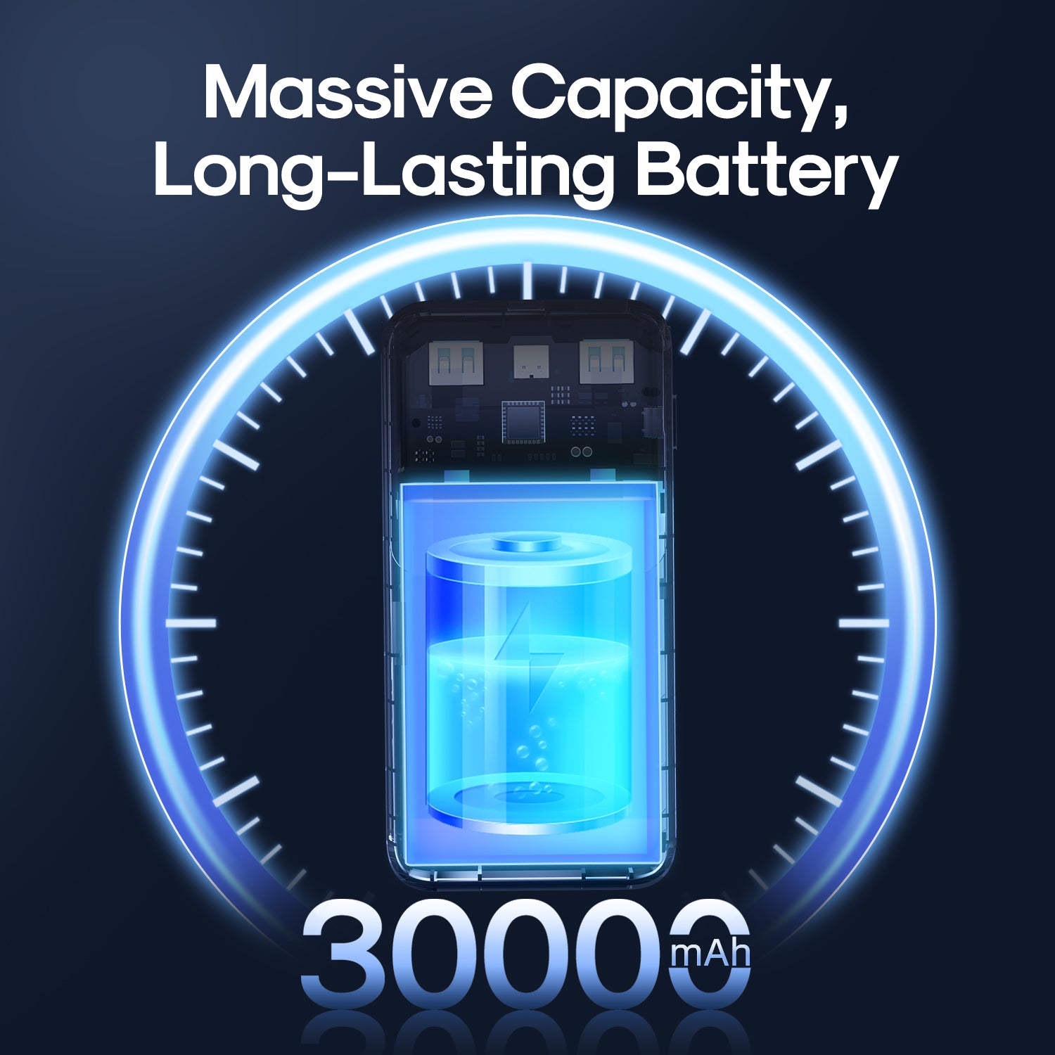 JR-T013/14/15 15W Power Bank with Large Digital Display 10000mAh 20000mAh 30000mAh
