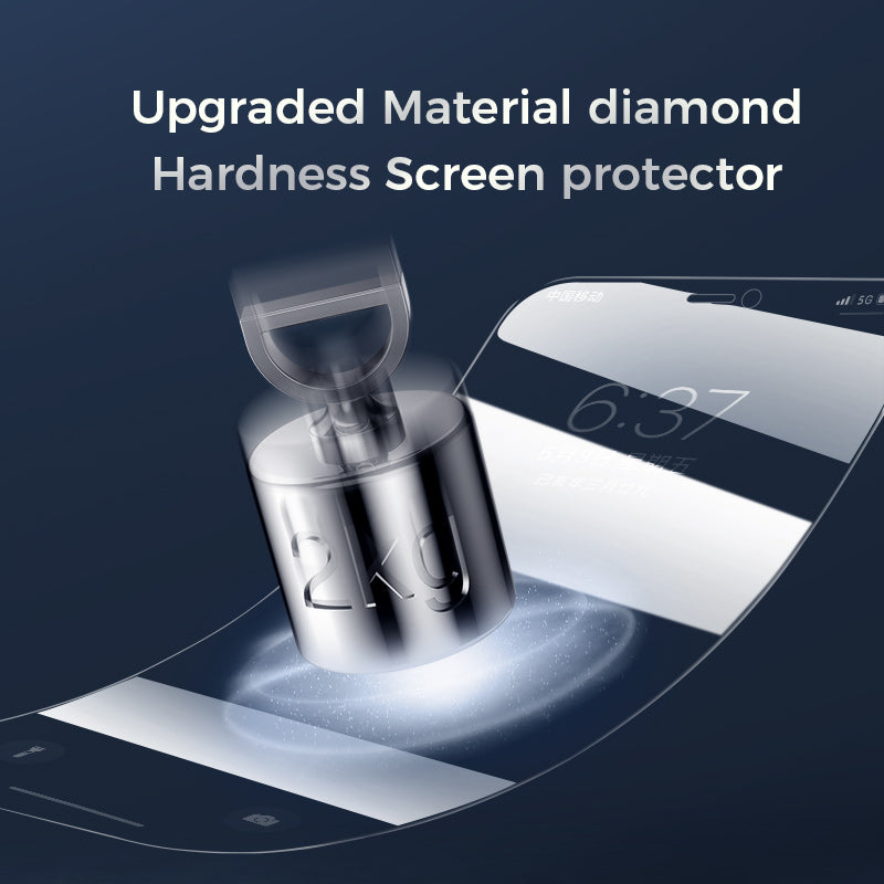 Joyroom Knight Series Tempered Glass Screen Protector 2.5D Big Screen (Privacy) for iPhone12-3 Pack