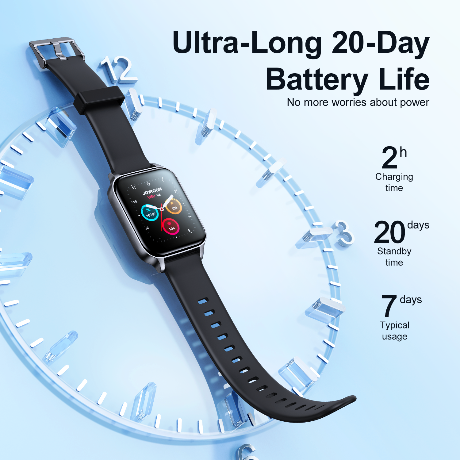 JOYROOM JR-FT3 Fit-Life Series Smart Watch-Dark Gray
