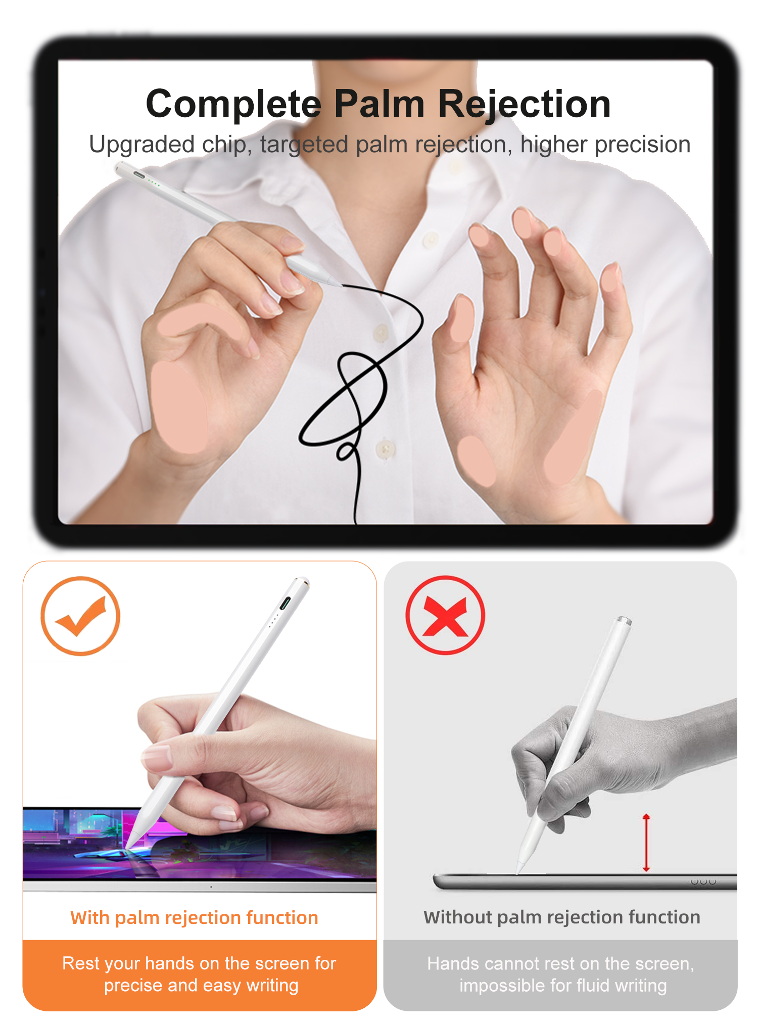 X9 Active Stylus Pen (with Replacement Tip)