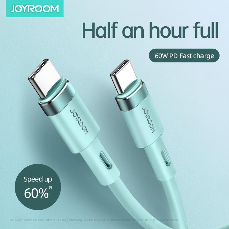 Macaron Liqud Silicone TypeC to Type C Fast Charging Data Cable 3A/1.8M