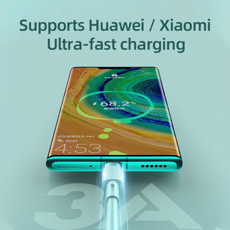 Macaron Liqud Silicone TypeC to Type C Fast Charging Data Cable 3A/1.8M