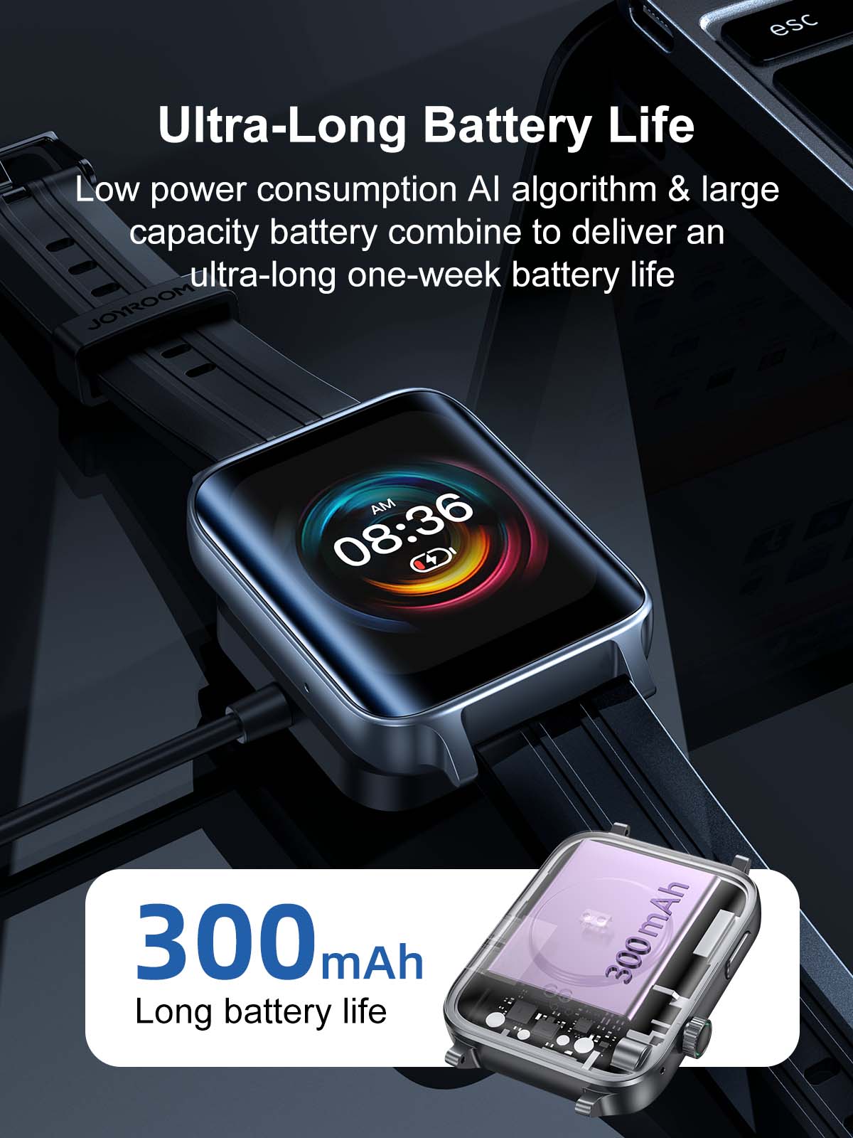 JR-FT6 Smart Watch (Make/Answer Call)