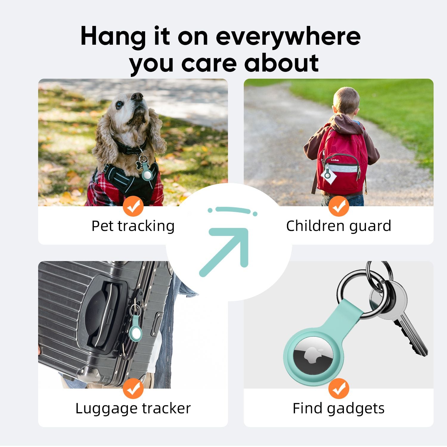Airtag Silicone Protective Cover