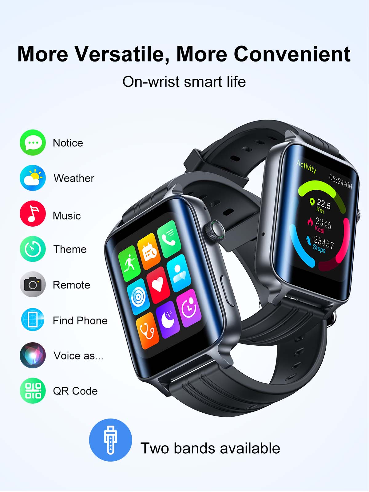 JR-FT6 Smart Watch (Make/Answer Call)