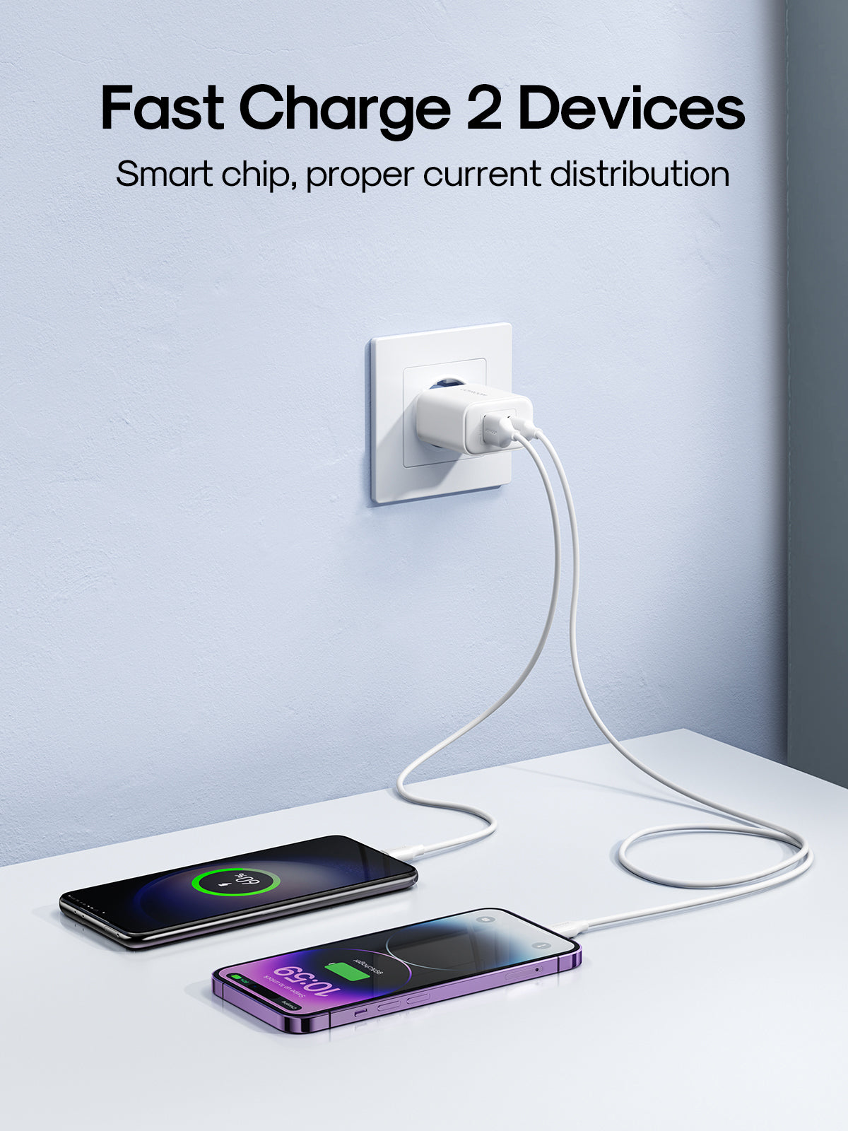 JR-TCF05 Flash Series 20W A+C Dual-Port Charger