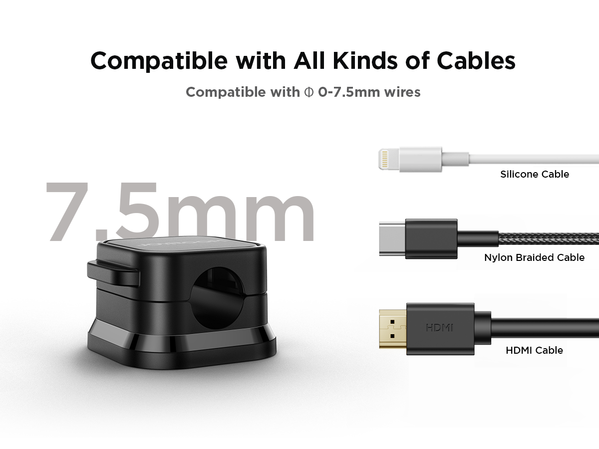 JOYROOM JR-ZS368 Magnetic Cable Clips: Streamline Cable Management for Efficient Workspaces