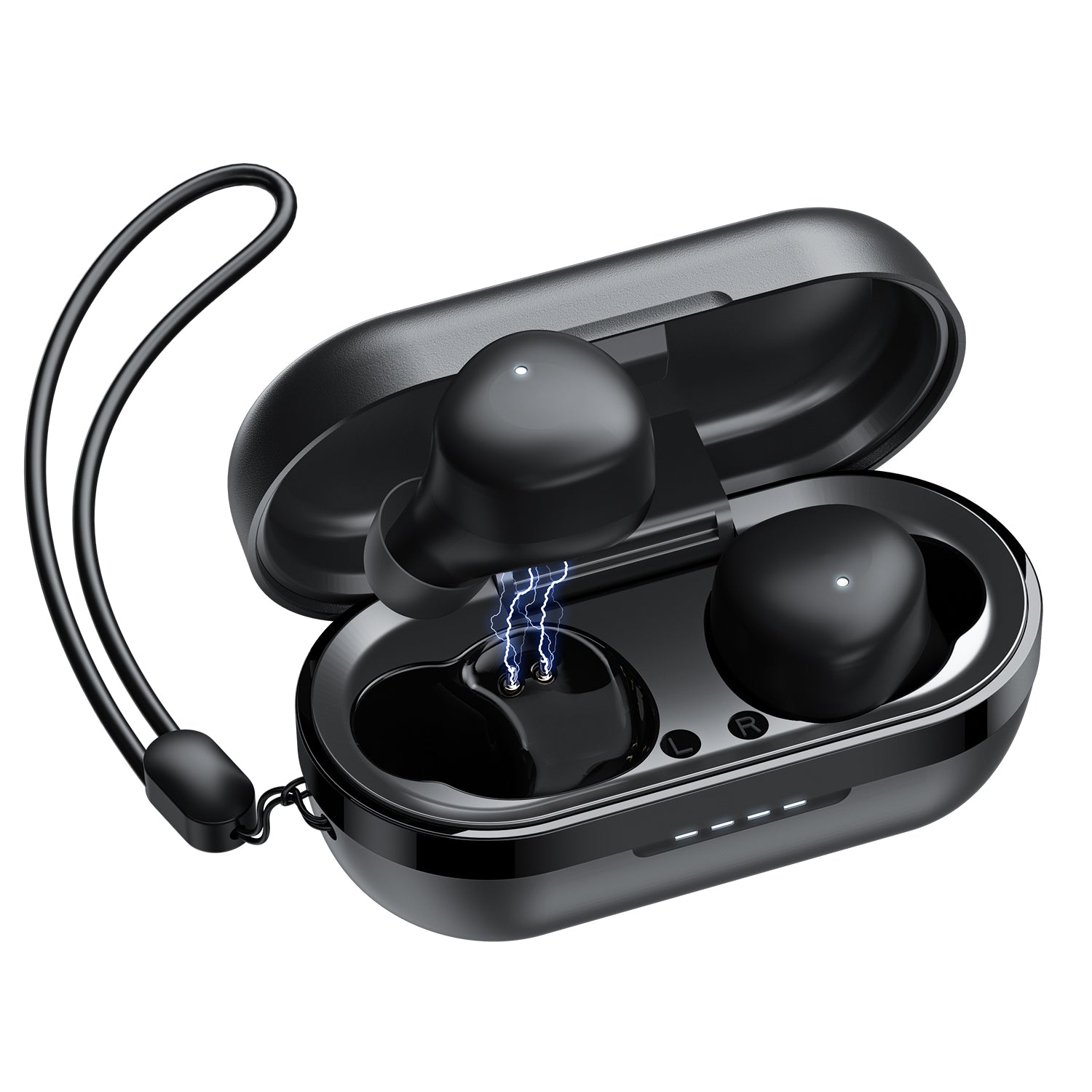 JR-TL1 Pro TWS Wireless Earbuds Black