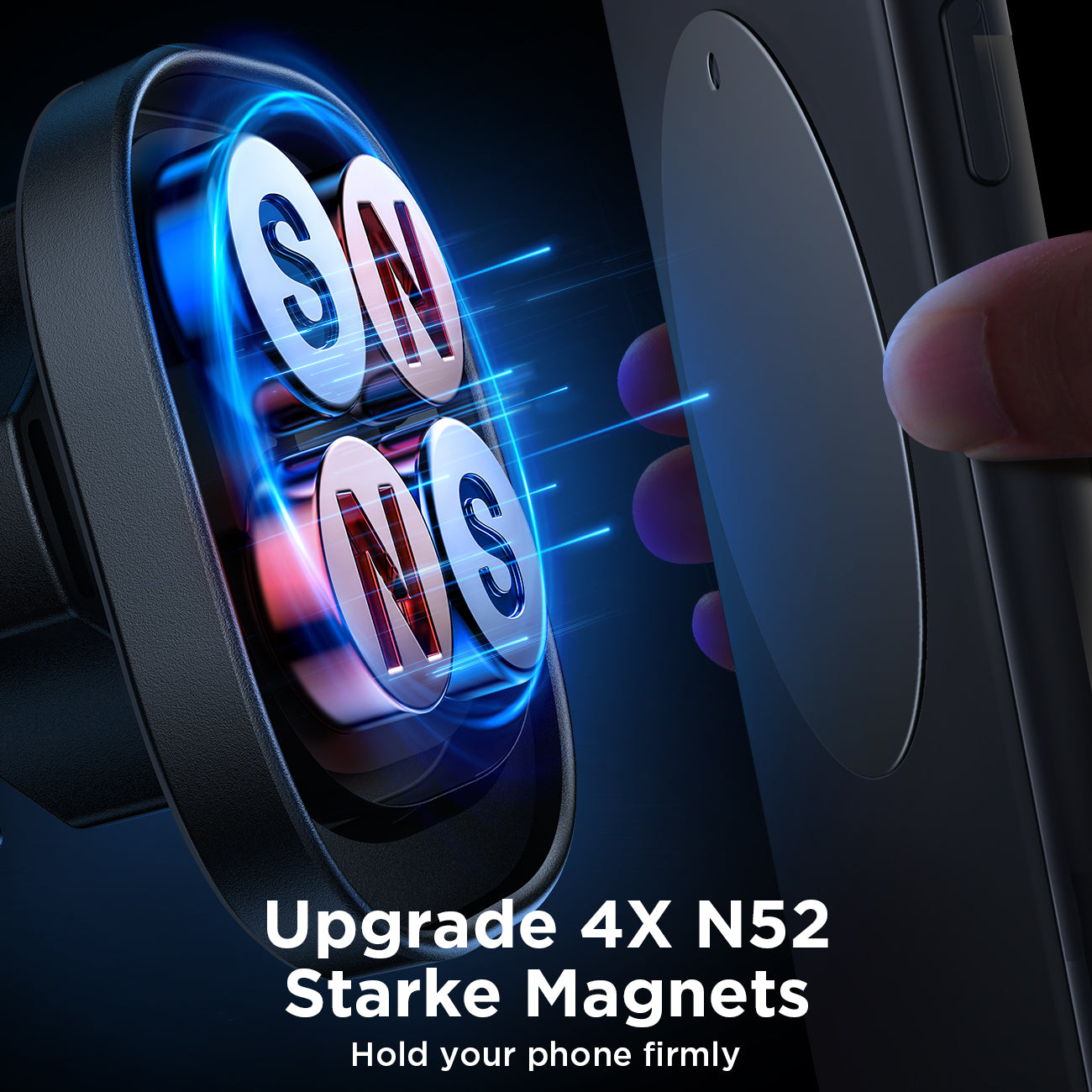 JR-ZS400 Magnetic Car Phone Mount