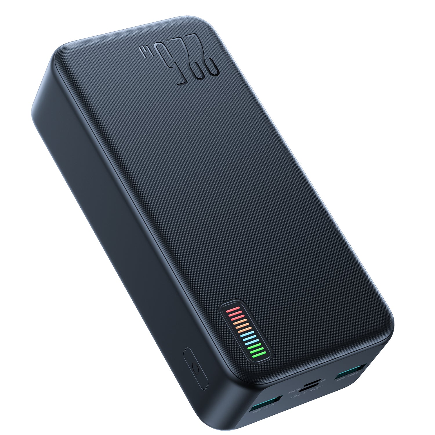 JR-QP194/QP195/QP196 Dazzling Series 22.5W Power Bank 10000mAh/20000mAh/30000mAh (With USB to Type-C 0.25m Cable)