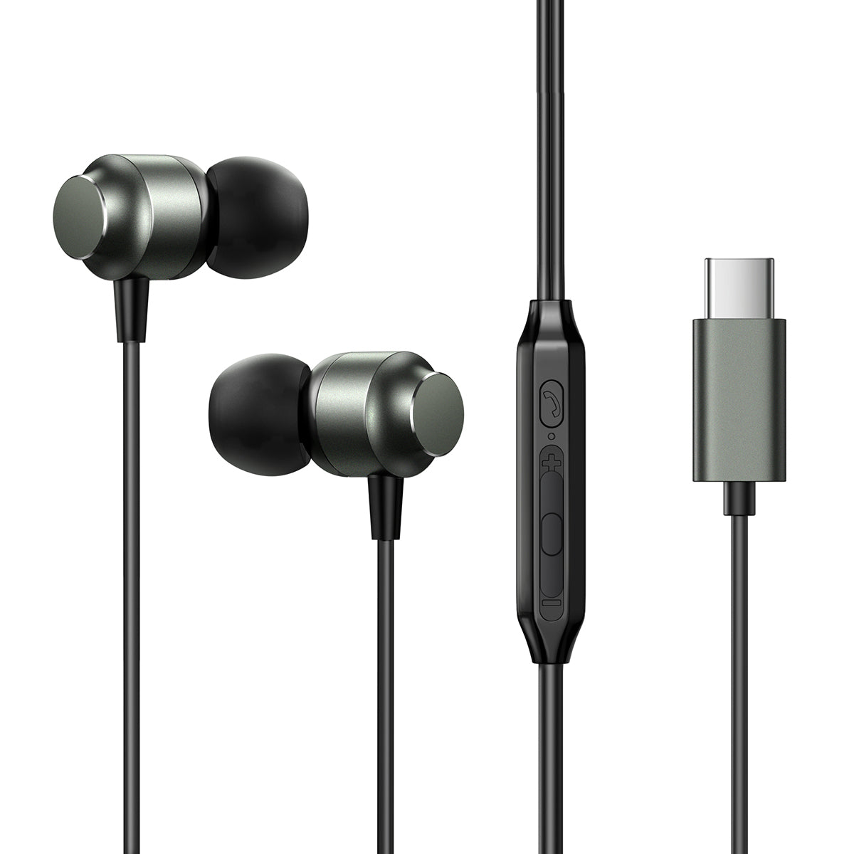 JR-EC06 TYPE-C Series In-Ear Metal Wired Earbuds