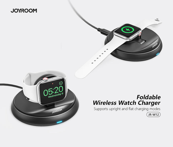 JOYROOM JR-W12 Foldable Wireless Watch Charger description image