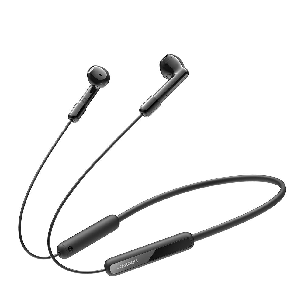 JR-DS1 Magnetic True Wireless Neckband Headphones-Black