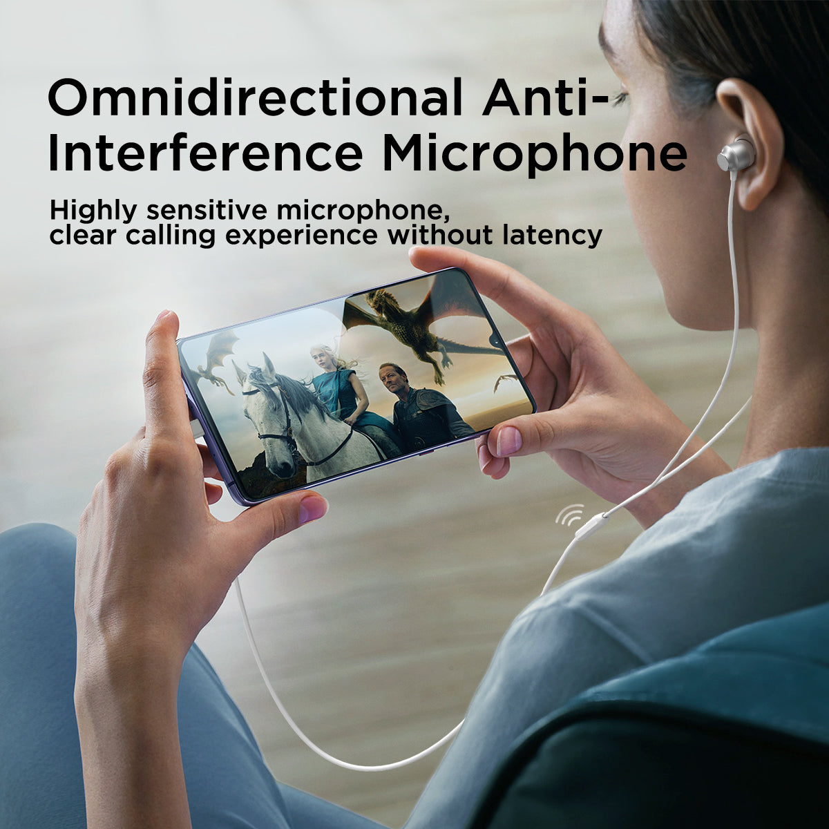 Joyroom JR-EC06 Type-C Metal In-Ear Wired Earphone 3 JR-EC06 TYPE-C Series In-Ear Metal Wired Earbuds