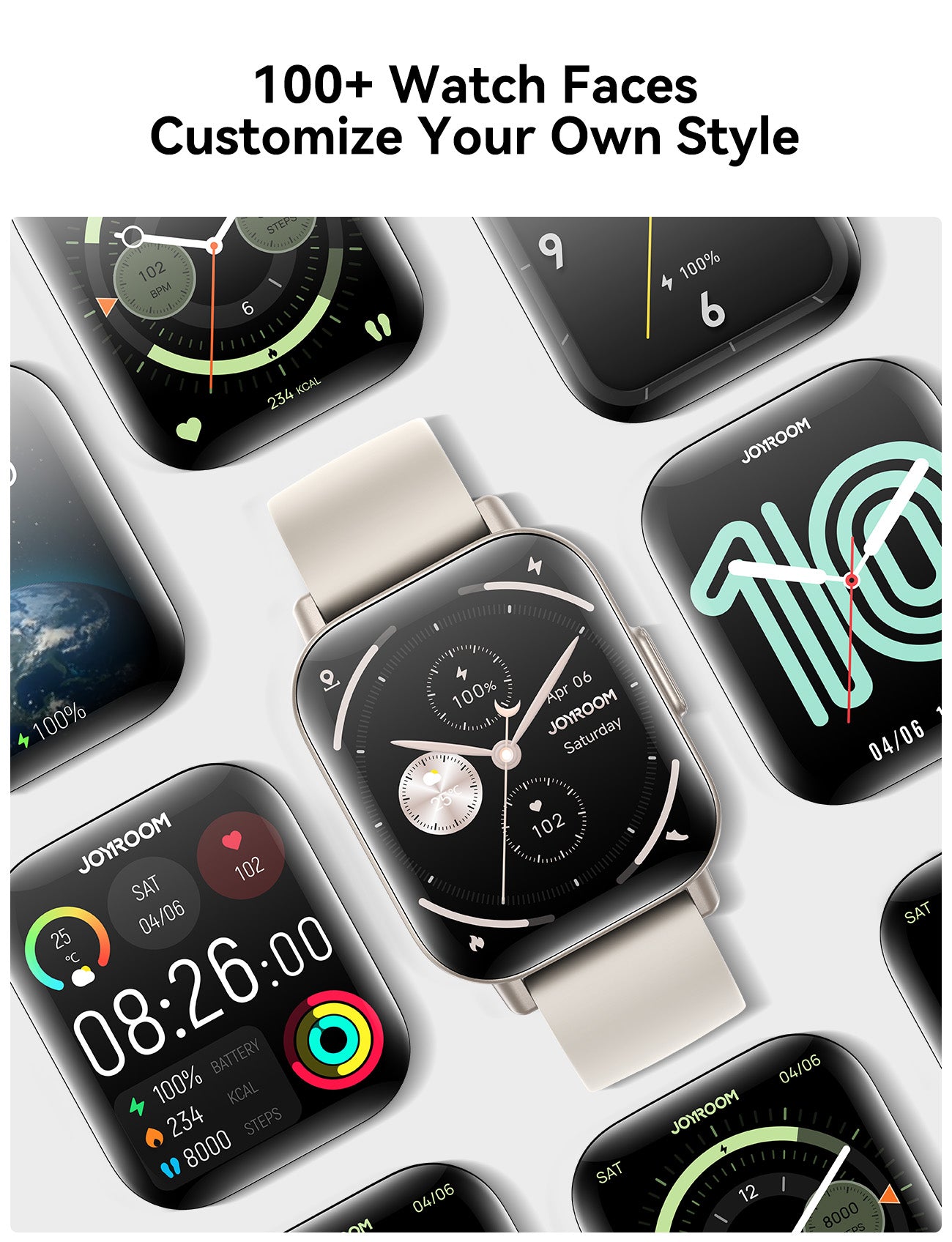 JOYROOM Fit-life Series JR-FT3S Smart Watch (Answer/Make Call)-B2B
